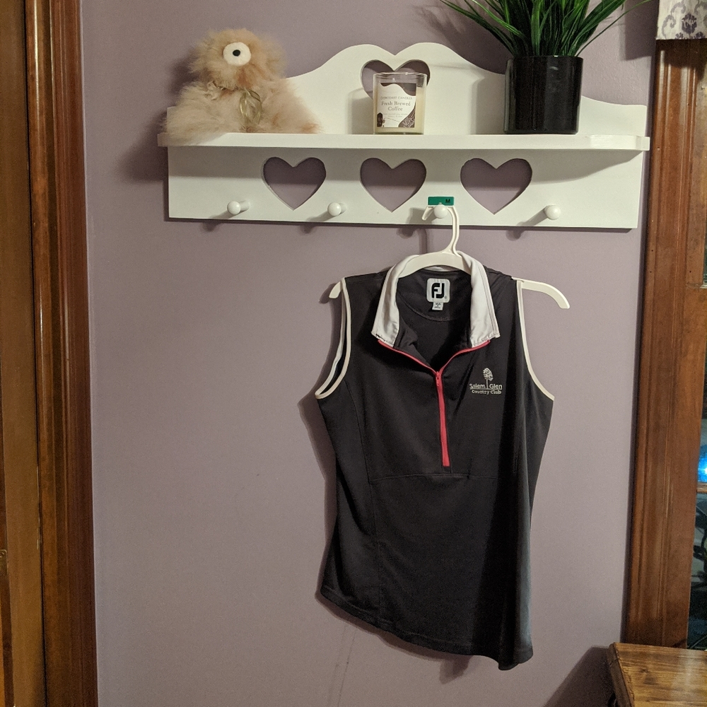 Footjoy Medium Grey Golf Tank/Polo